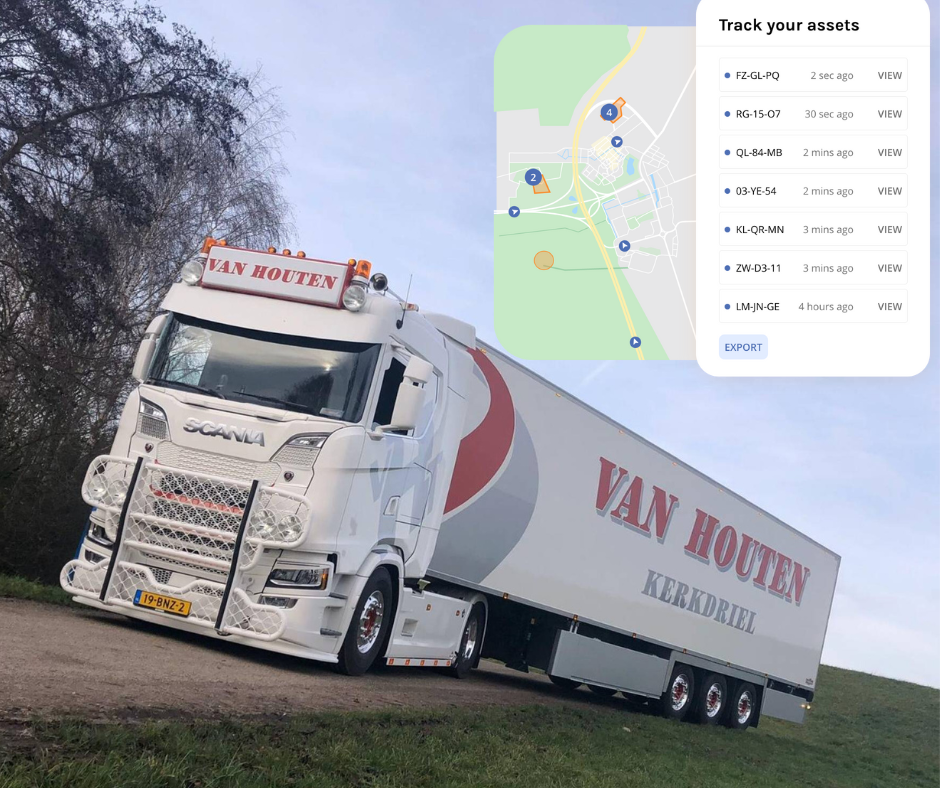 VanHouting and Route42 asset tracking 
